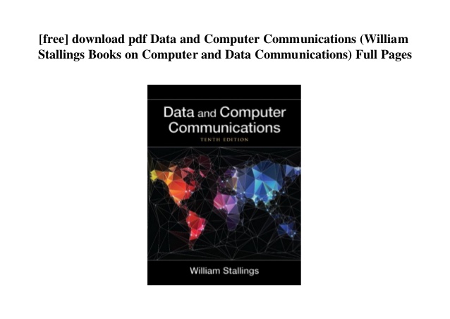 data computer communications pdf